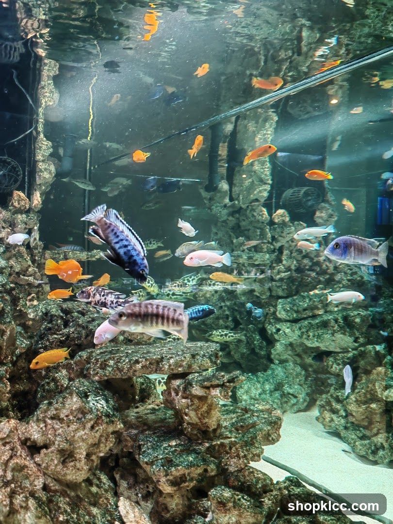 Aquarium with Various Fish