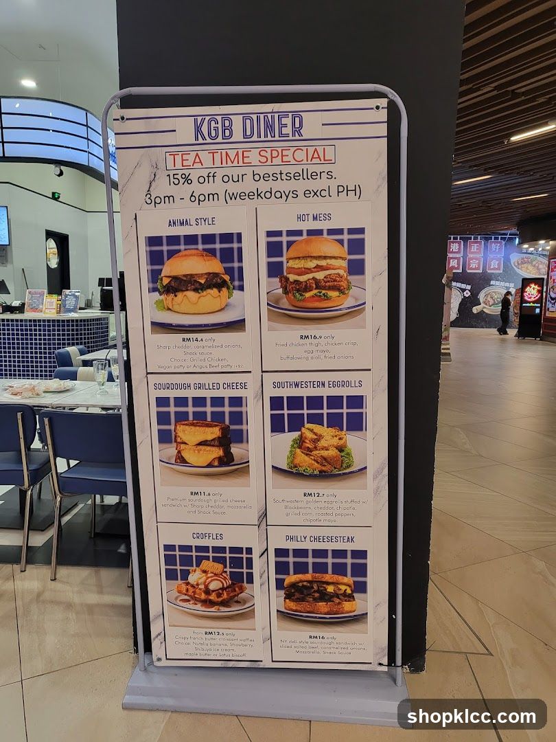 KGB DINER TEA TIME SPECIAL