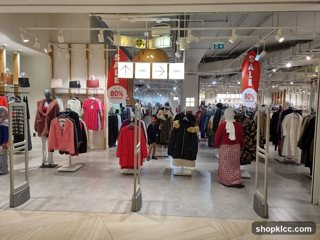 Clothing store sale