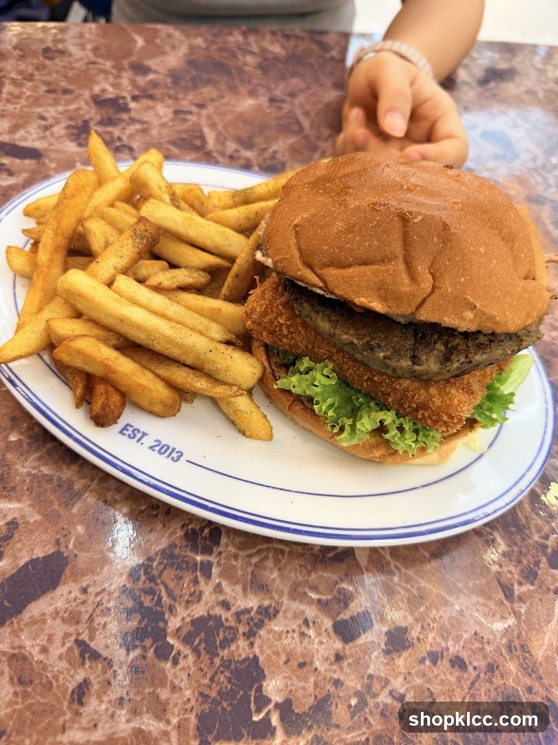 Burger and Fries
