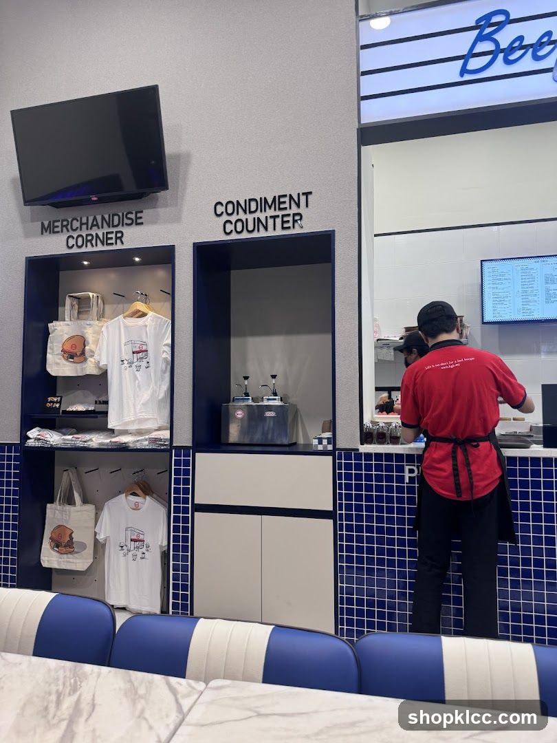 Merchandise and Condiment Counter