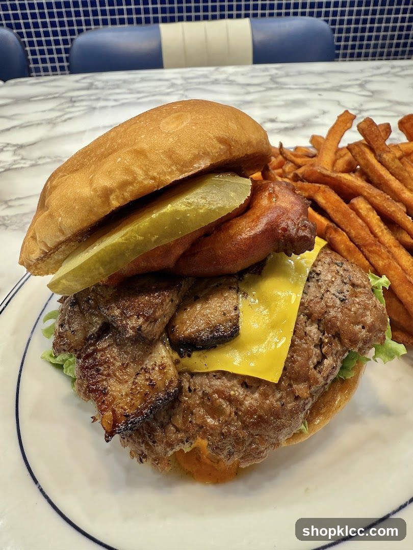 Burger and Fries
