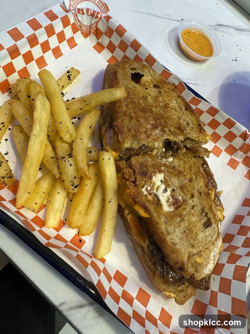 Sandwich and Fries