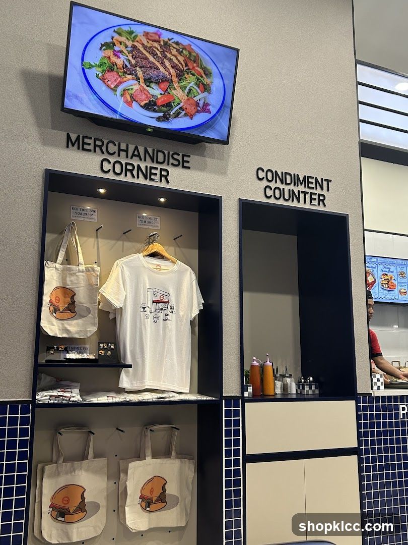 Merchandise and Condiment Counter