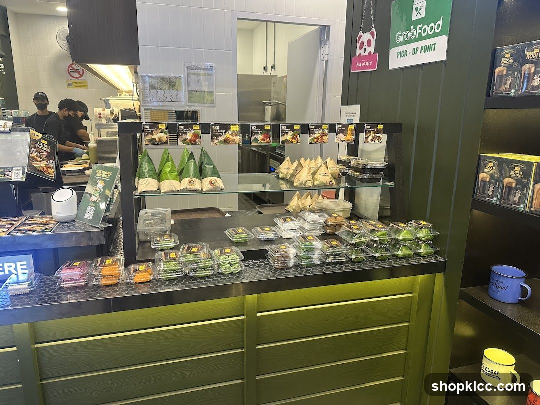Food Display and GrabFood Pickup Point