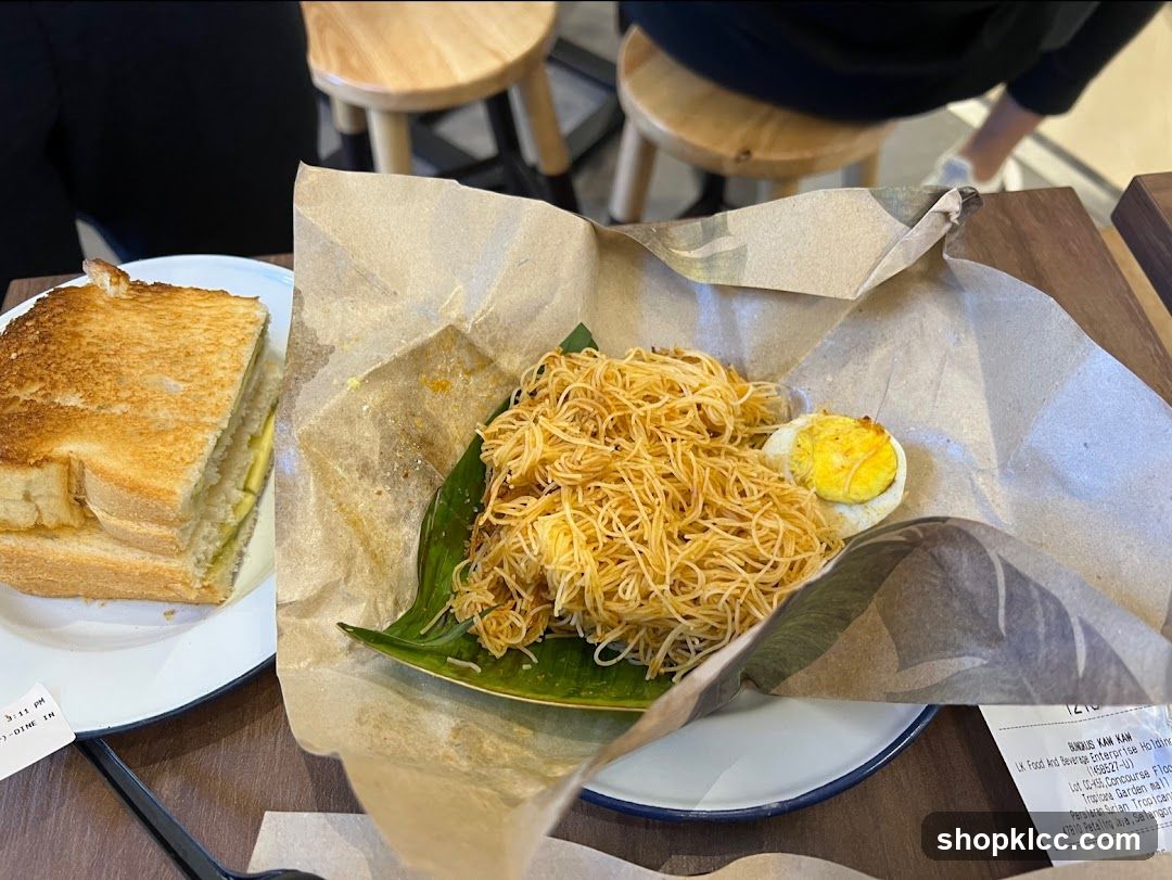 Food on a table