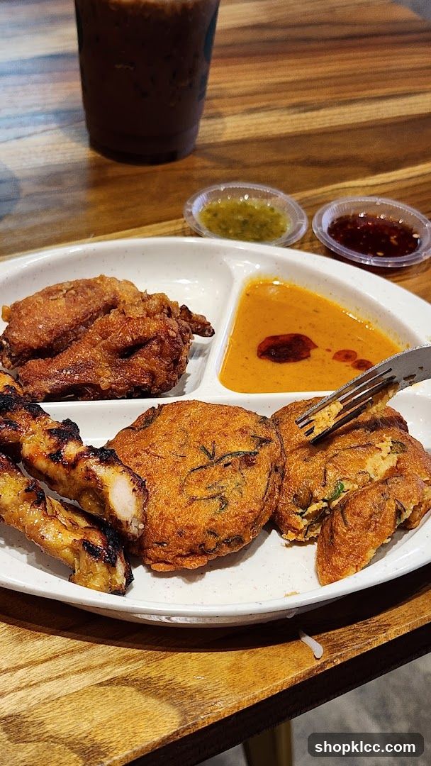 Fried Snacks and Drink