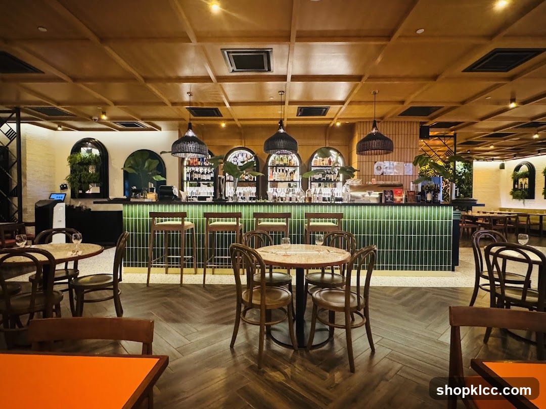 Restaurant Interior with Bar