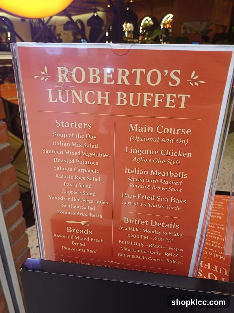 Roberto's Lunch Buffet