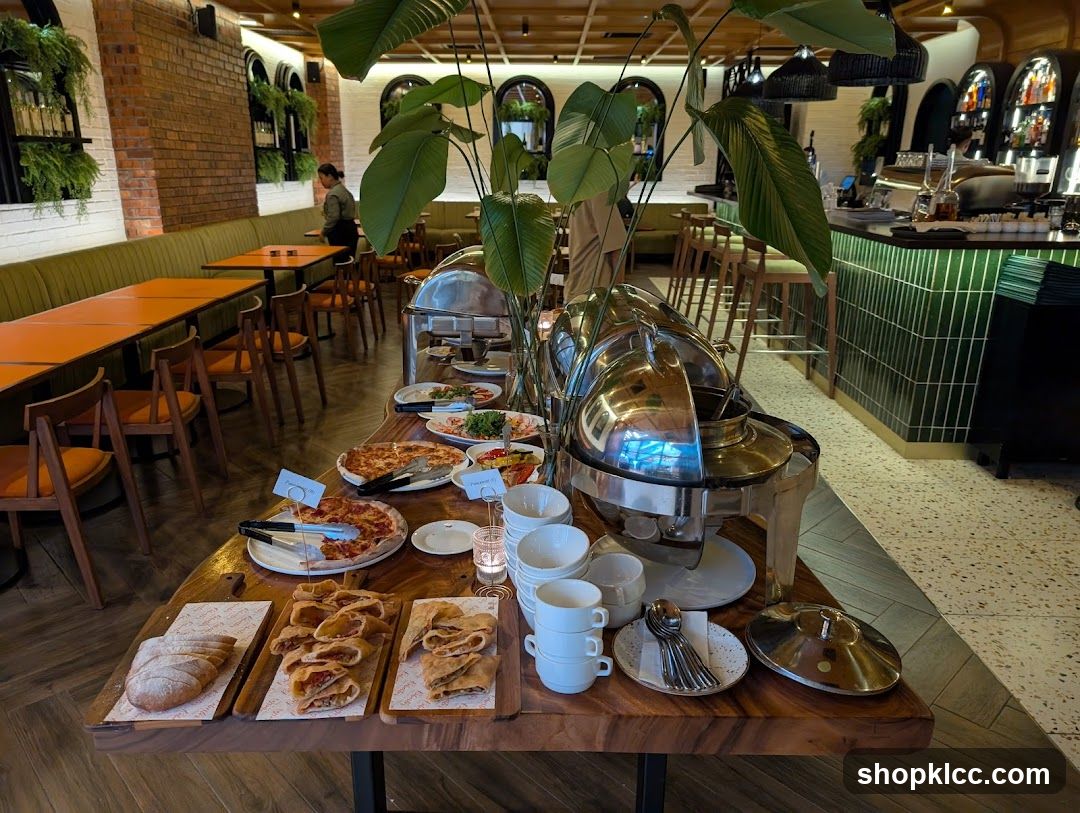 Buffet Spread in a Restaurant
