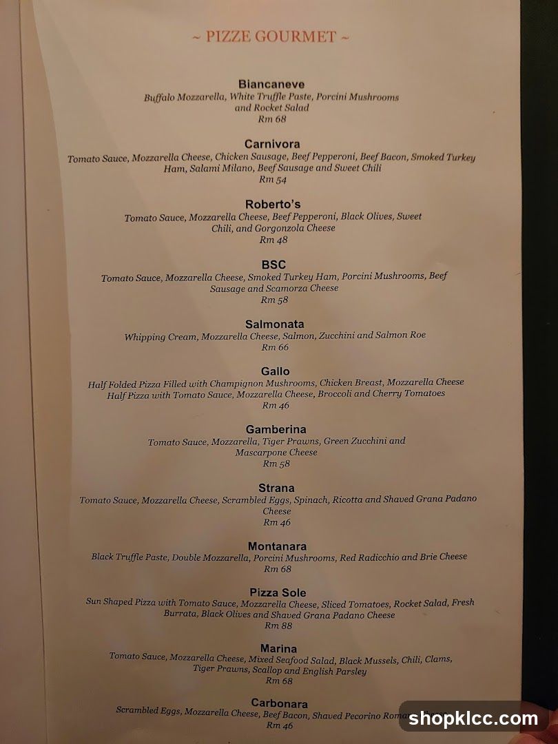 PIZZE GOURMET
