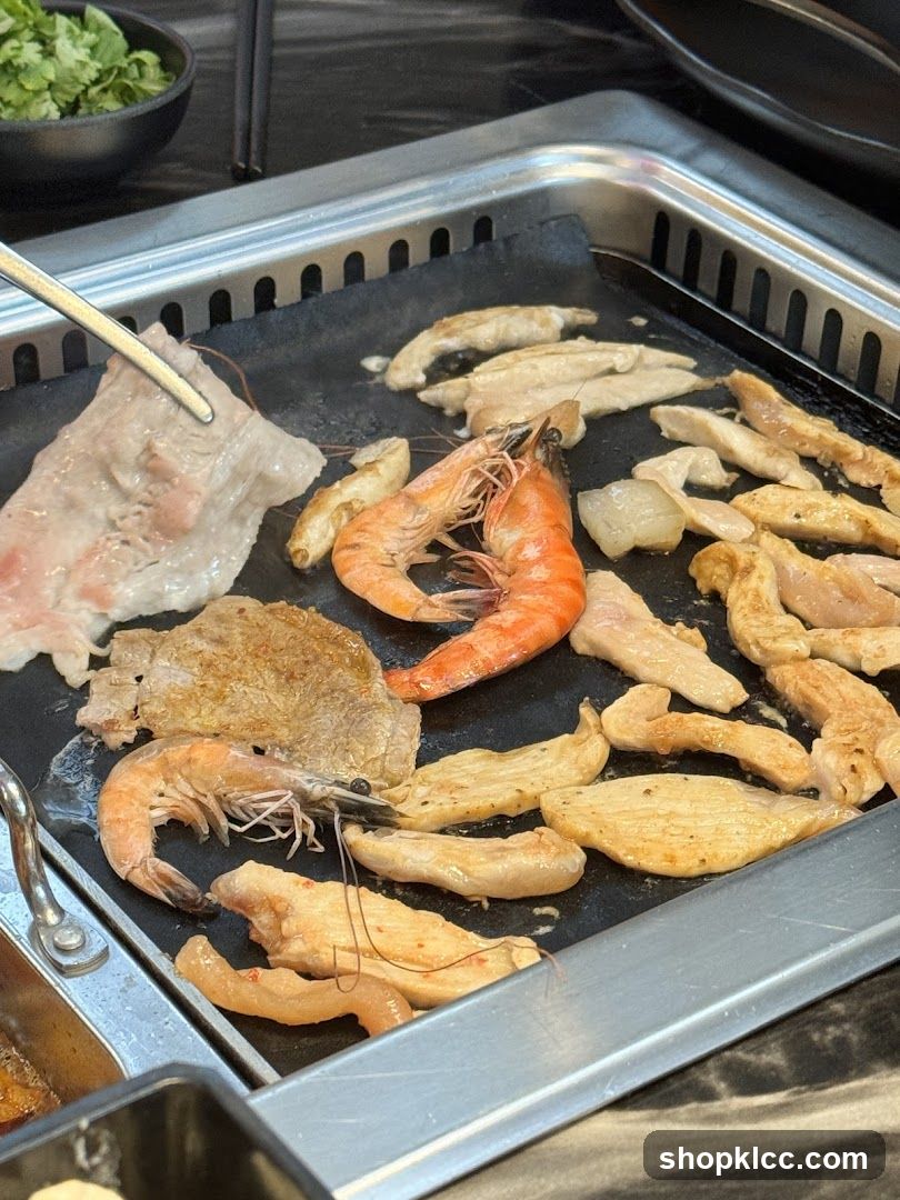 Grilling Meats and Shrimp