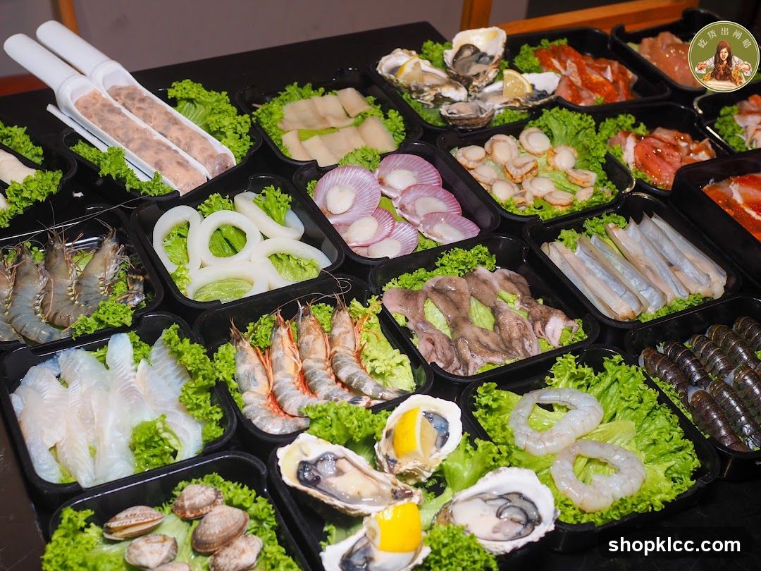 Assortment of Seafood and Meats