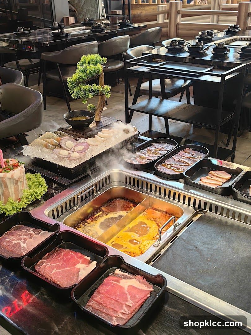 Hot Pot Dining Setup