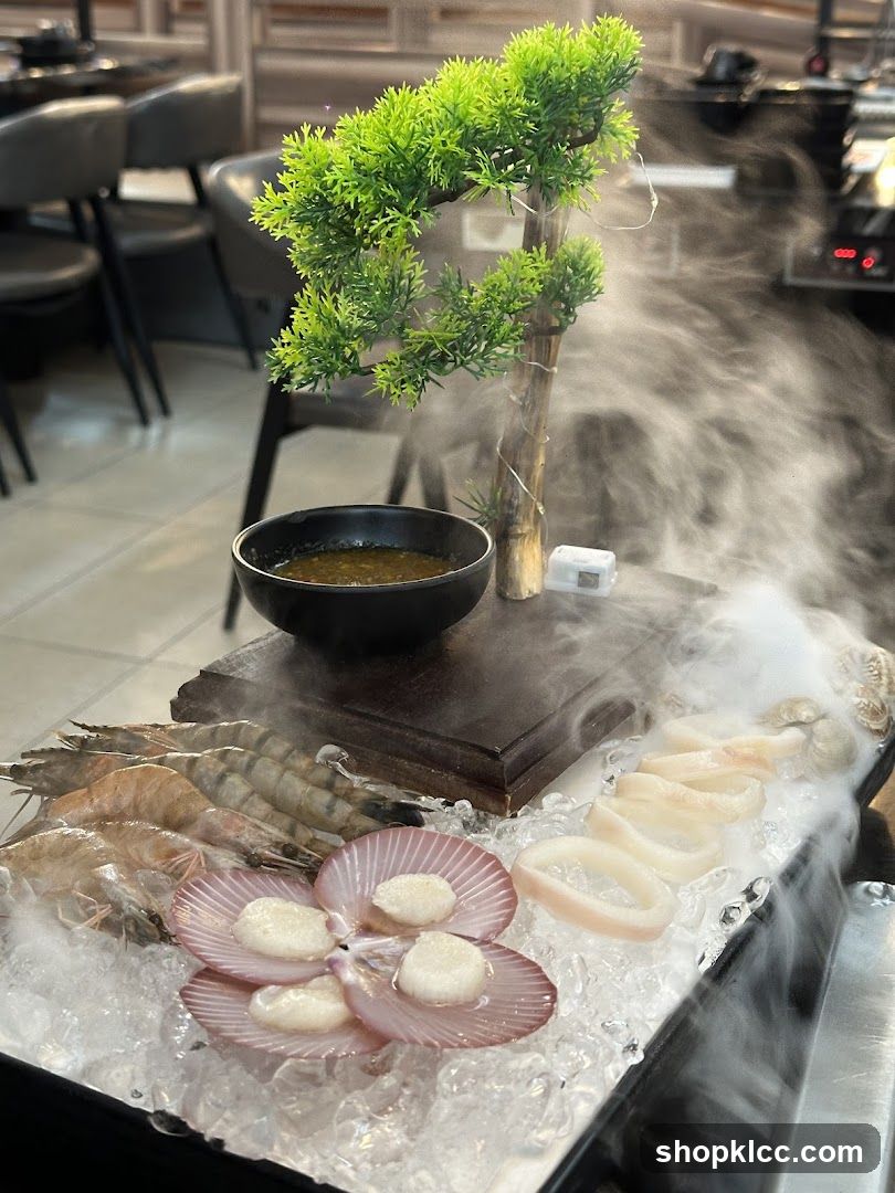 Seafood Platter with Dipping Sauce