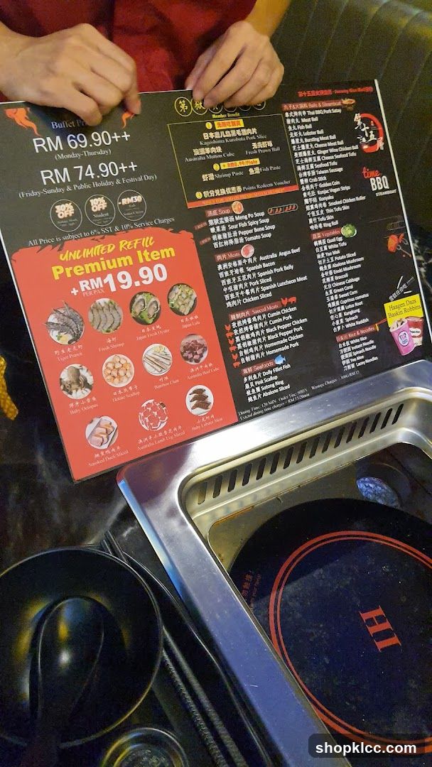 Buffet Menu
