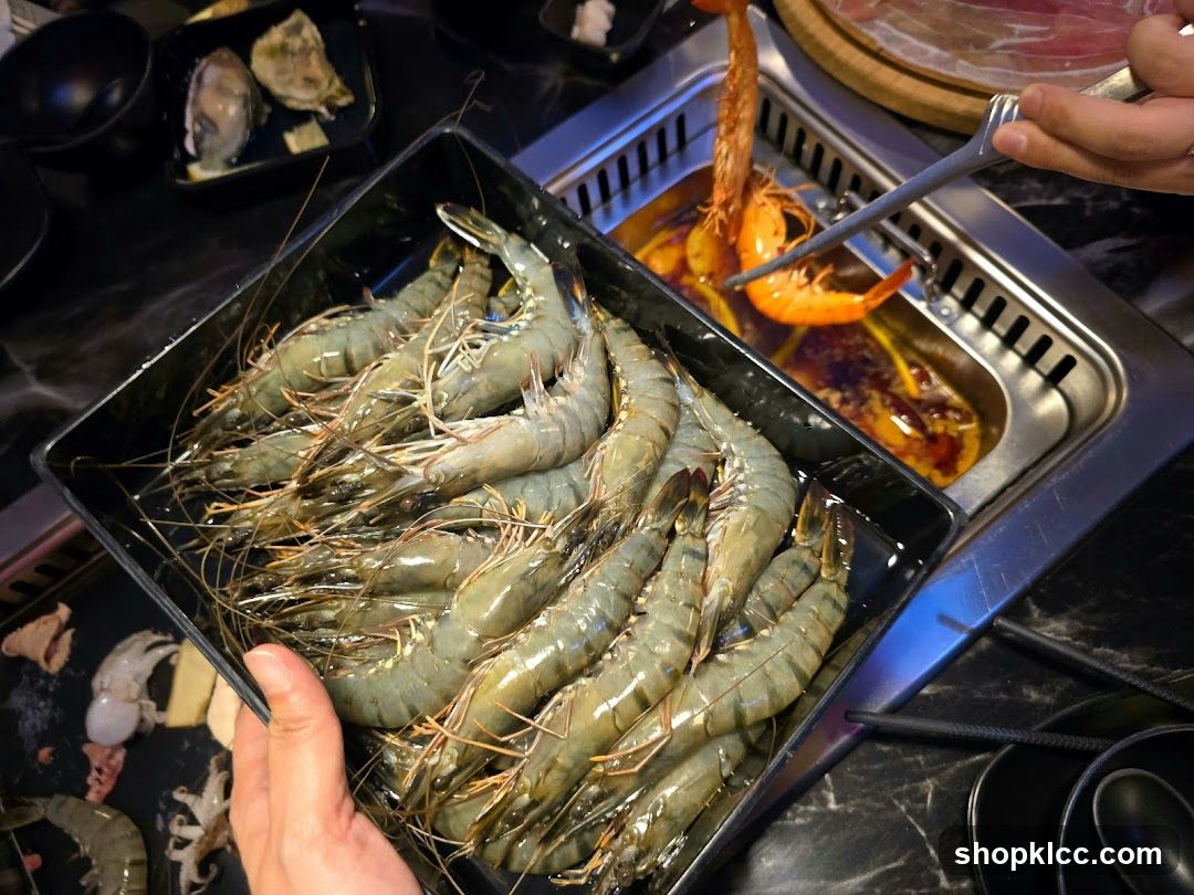 Fresh Prawns for Hot Pot