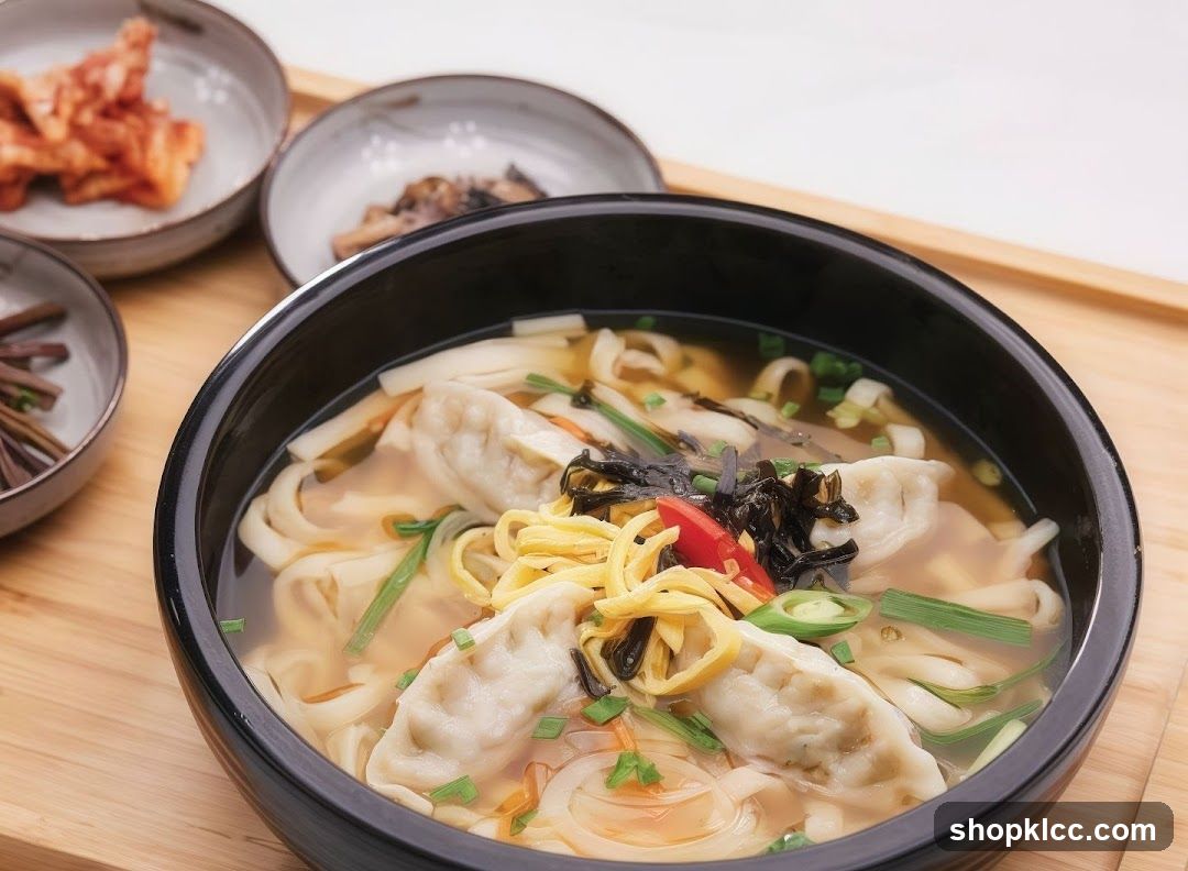 Korean Dumpling Soup