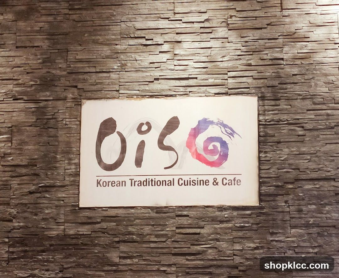 Oiso Korean Traditional Cuisine & Cafe Sign