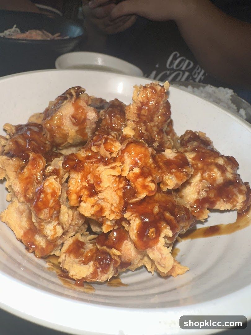 Fried Chicken with Sauce