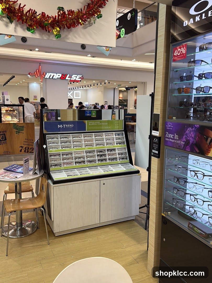 Eyewear Display in Mall