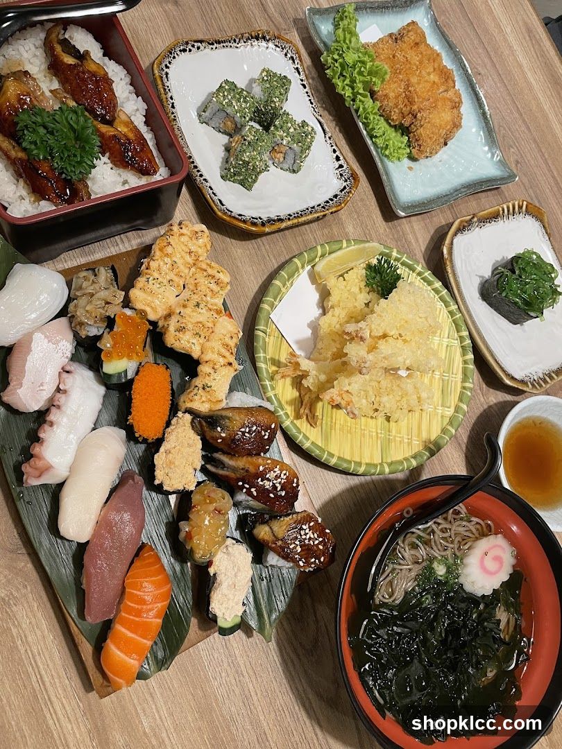 Assortment of Japanese Dishes