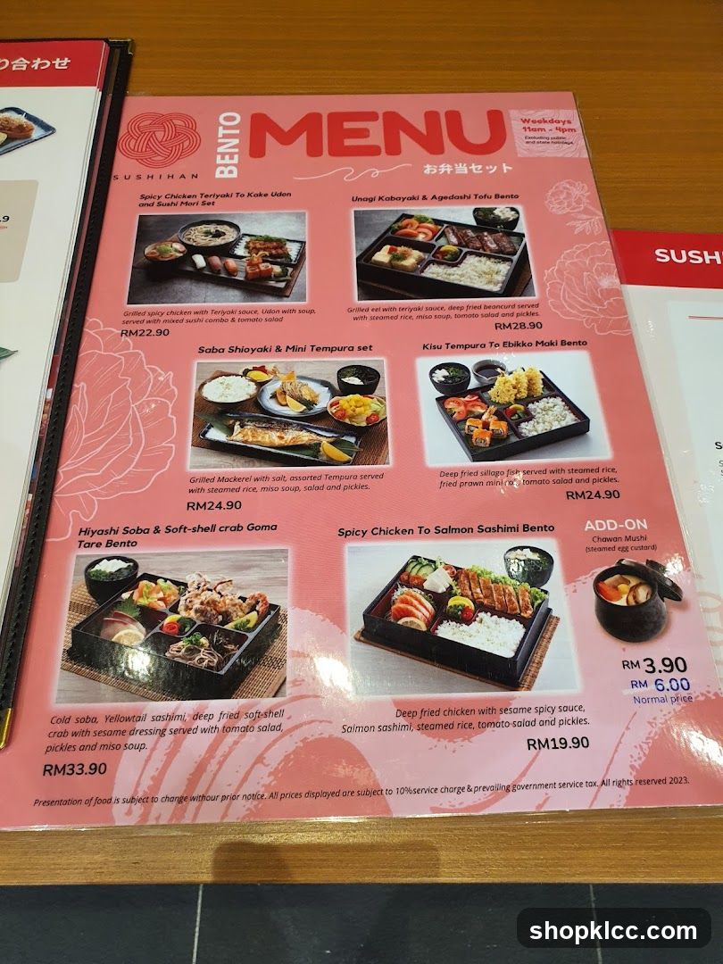 BENTO MENU
