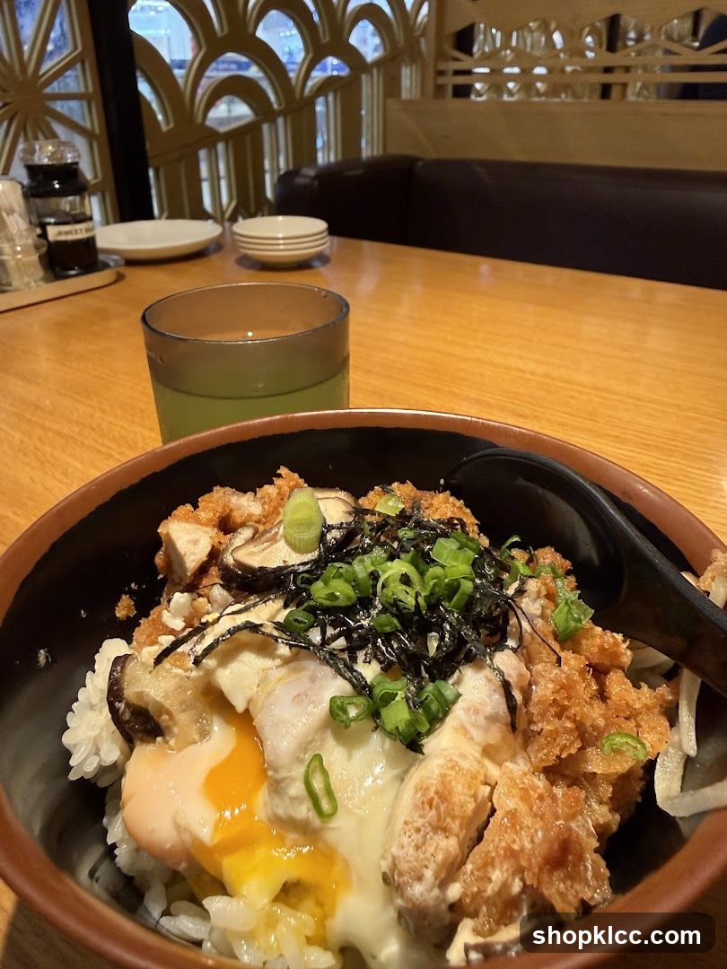 Donburi with Egg and Chicken