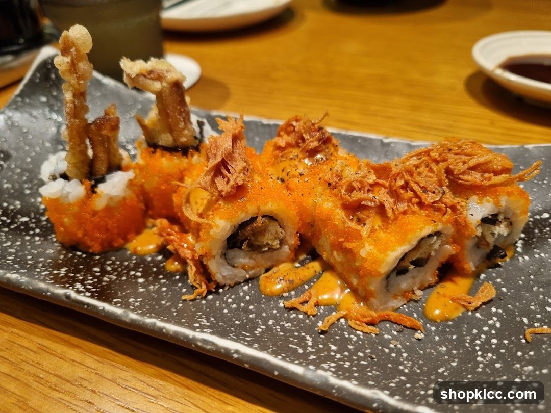 Sushi Rolls with Toppings