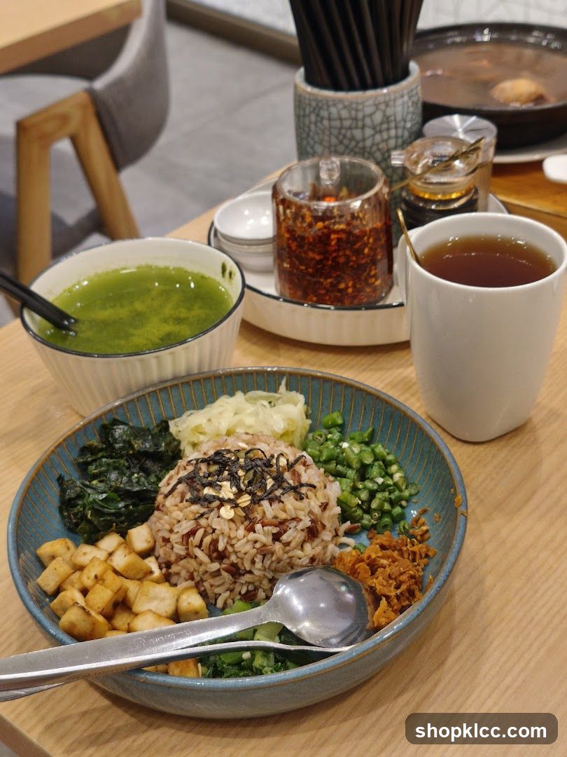 Healthy Rice Bowl with Side Dishes