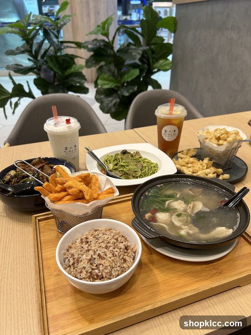 Table with Food and Drinks