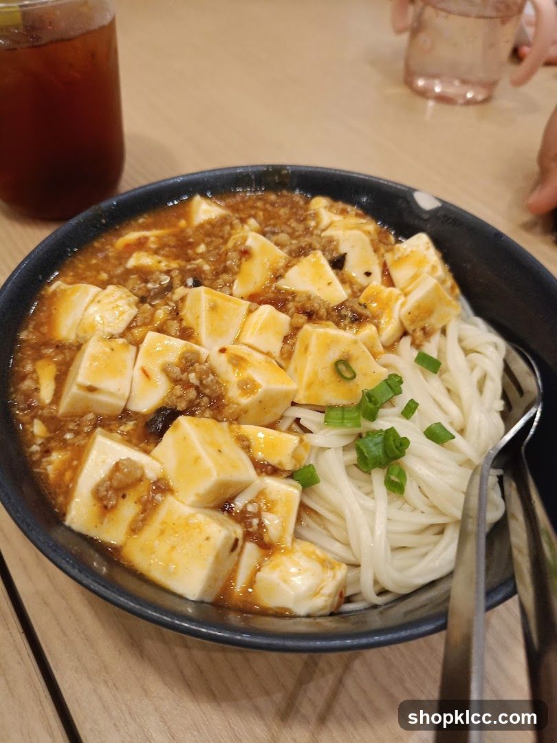 Mapo Tofu Noodles