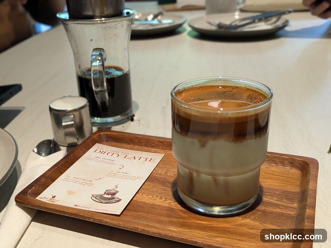 Dirty Latte Instructions