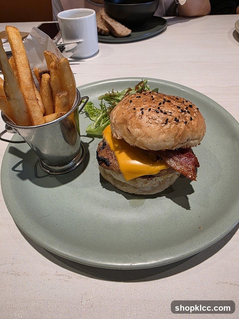 Burger and Fries