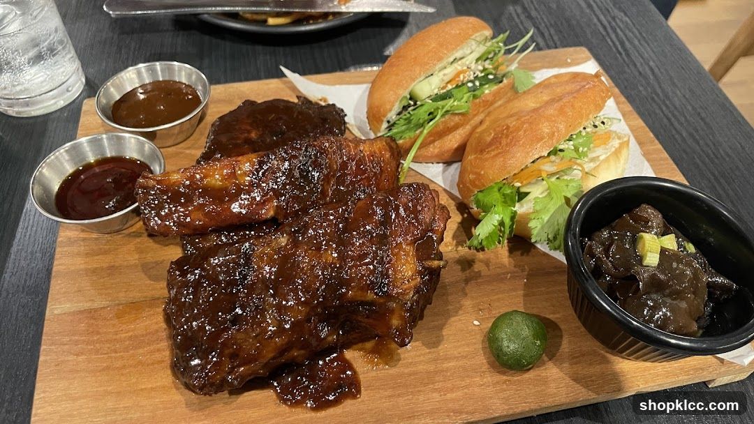 Ribs and Sandwiches Platter