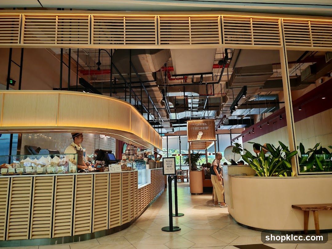 Cafe Interior with Counter and Seating