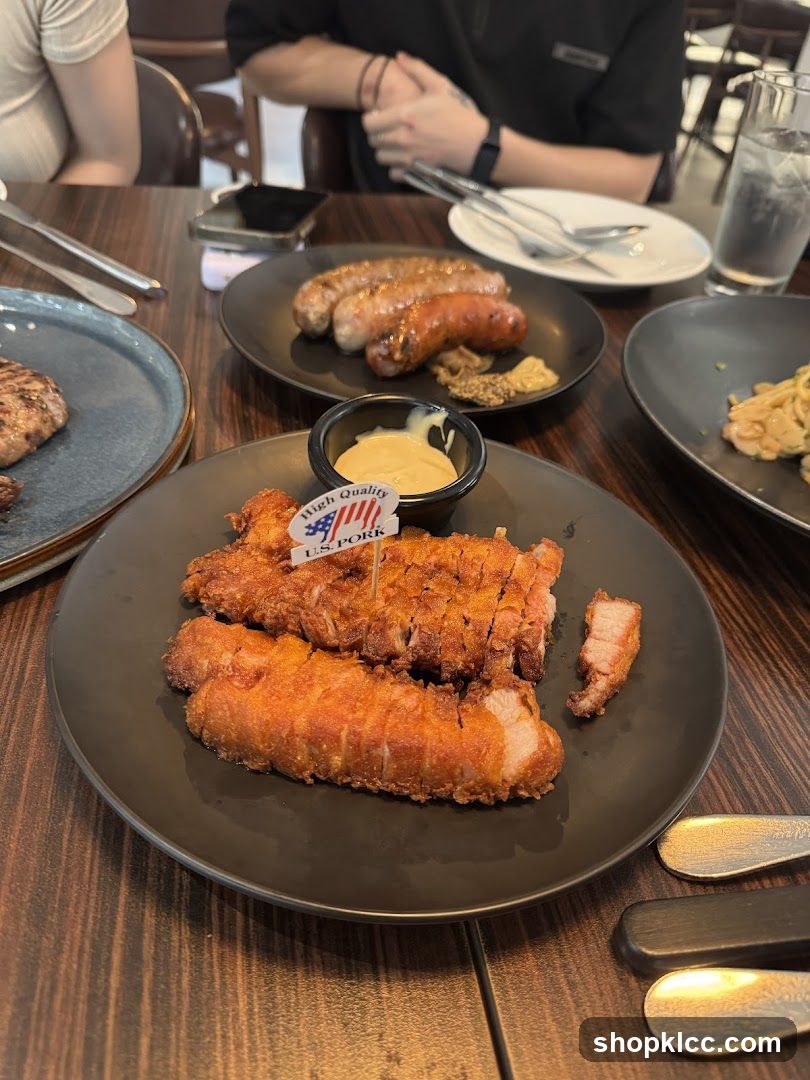 Fried Pork and Sausages