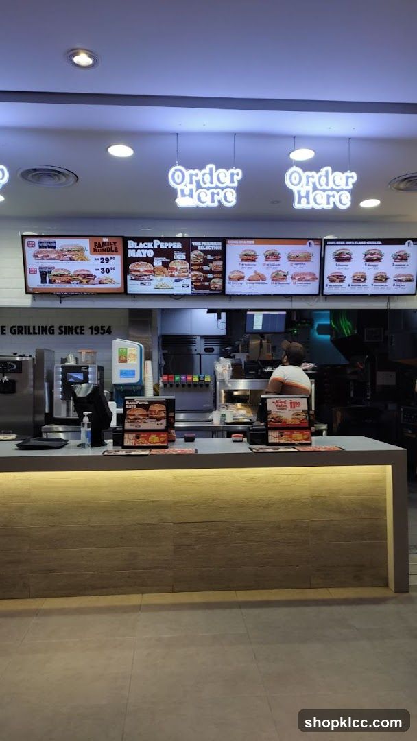 Fast Food Restaurant Interior