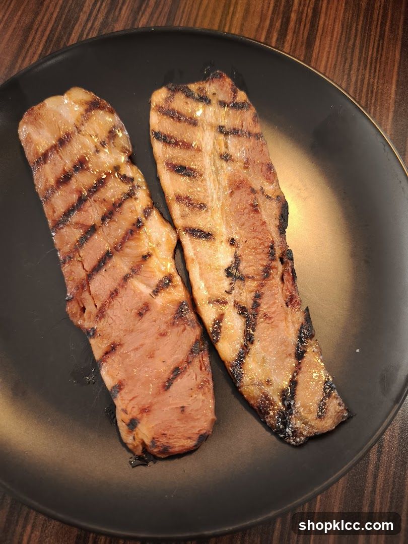 Grilled Bacon Slices