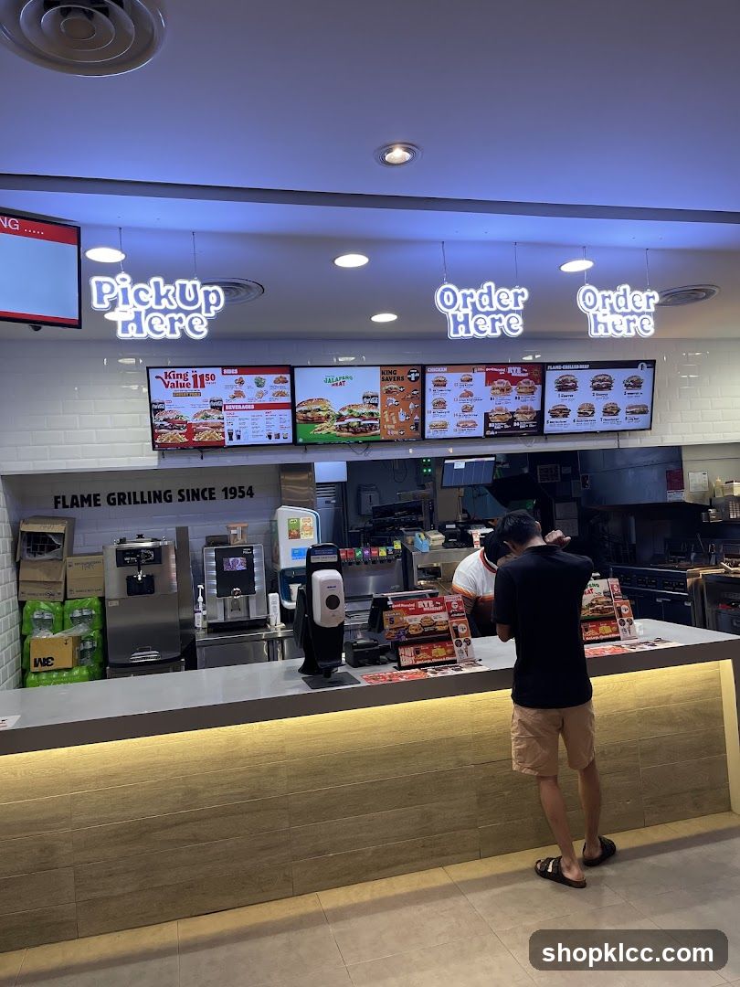 Fast Food Restaurant Counter