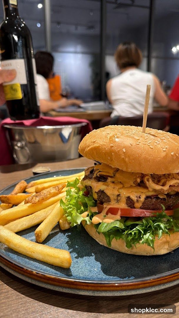 Burger and Fries