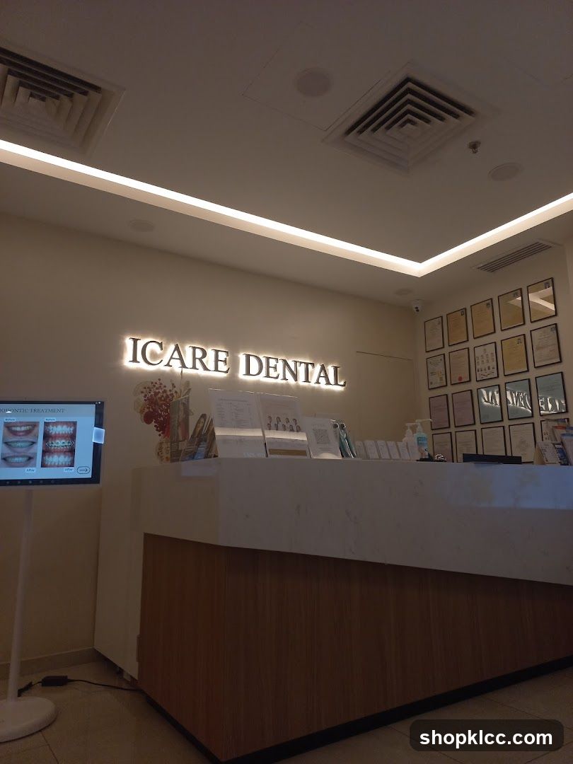 Icare Dental Reception