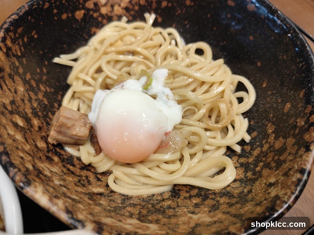 Noodle Bowl with Egg and Pork