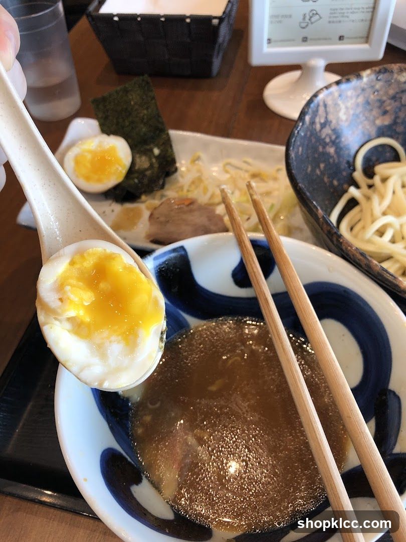 Ramen Dish with Soft-Boiled Egg