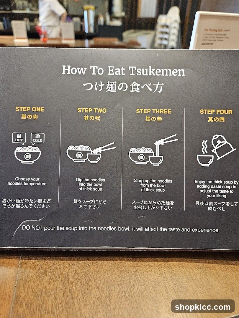 How to Eat Tsukemen