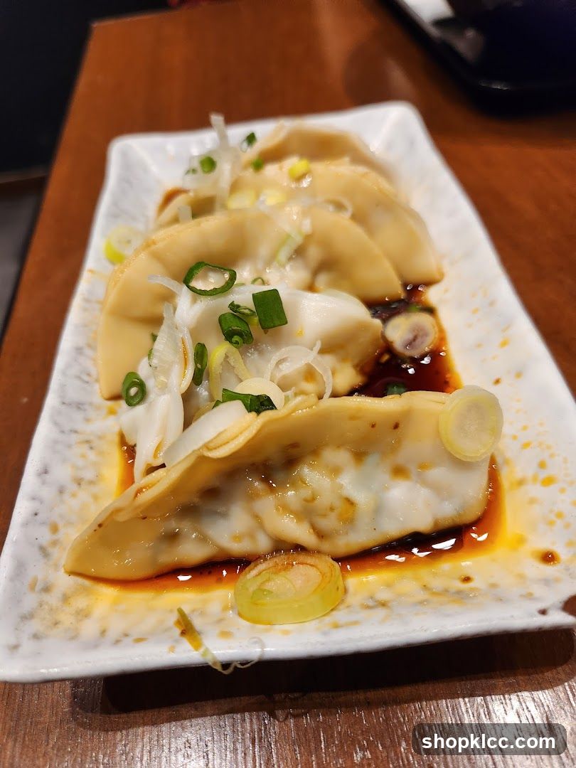 Gyoza with Scallions