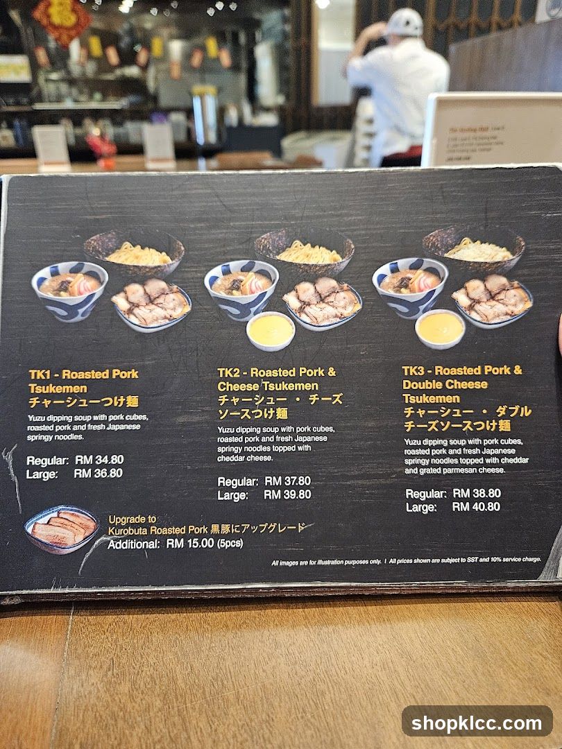 Ramen Menu