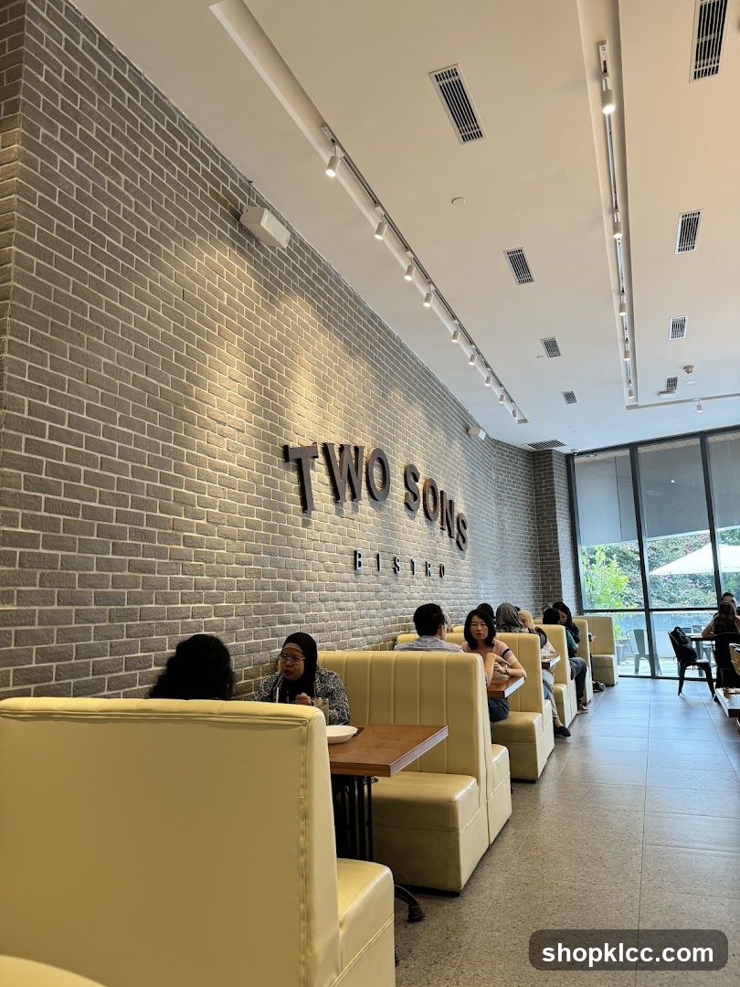 Interior of Two Sons Bistro
