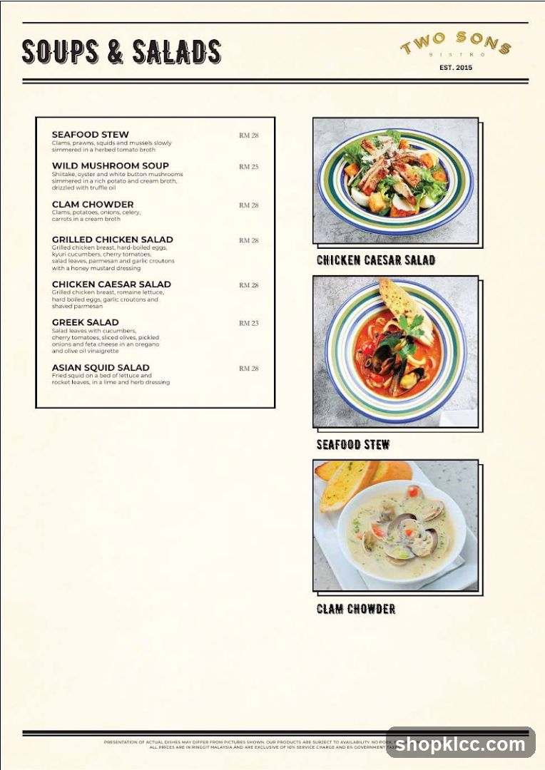 SOUPS & SALADS