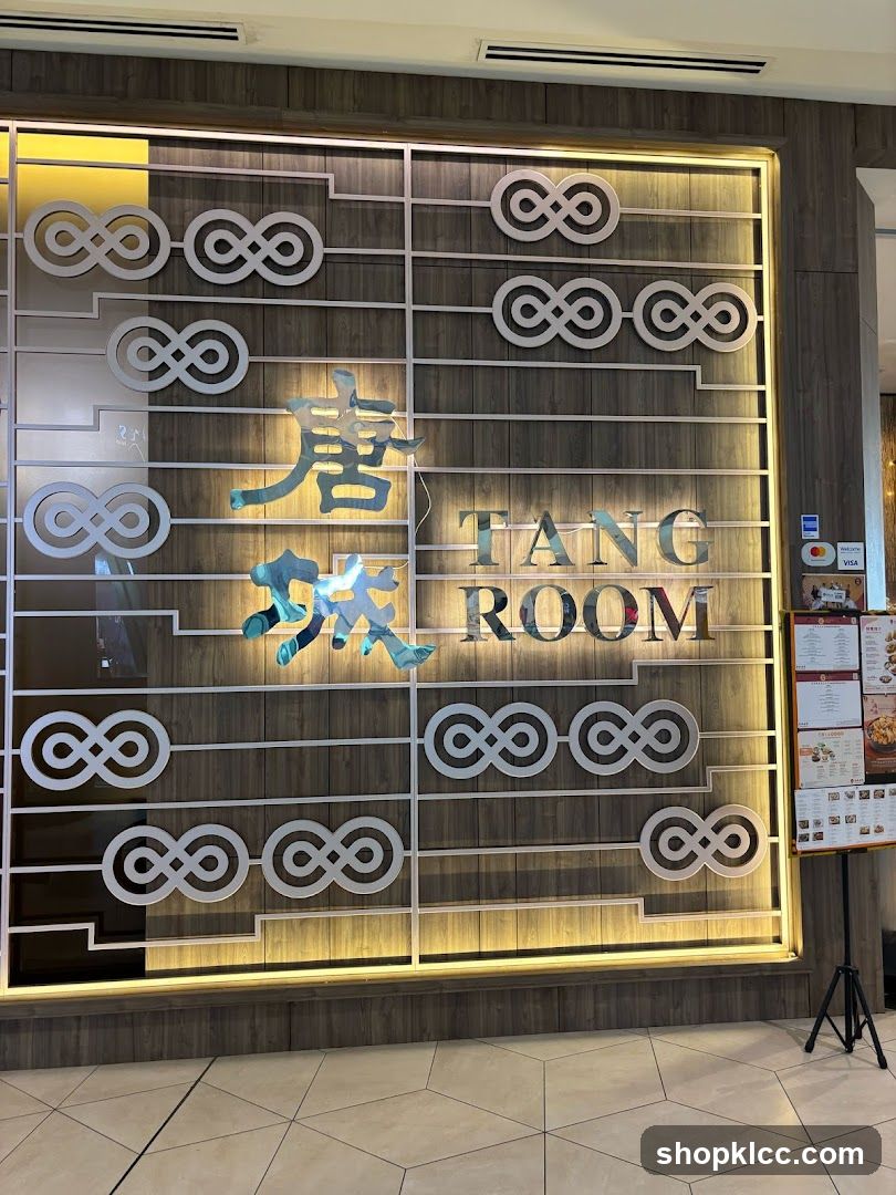 Tang Room Restaurant Signage
